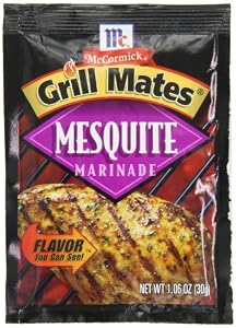 Grill Mates Mesquite Marinade, 1.06-Ounce (Pack of 12)
