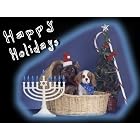 Pet Star Intefaith Cards - Yorkie and King Charles Cocker Spaniel by  Pet Star Photography