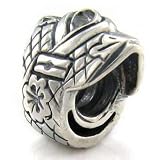 Ohm Sterling Silver Japanese Kimono Bead Charm