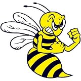 Sporting Goods : Fighting Bee Temporary Tattoos (Flying)