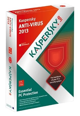 Kaspersky Anti-Virus 2013 3 Users, 1 Year (PC)