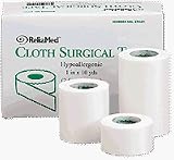  : Reliamed Hypoallergenic Silk Cloth Tape, White 2'x10 yd