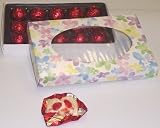 Scott's Cakes 1 lb. White Chocolate Covered Bourbon Cherries in a Daisy Box