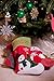 Clever Creations Happy Holidays Snowman Christmas Stocking for Kids, Teens, & Adults | Holiday Decor Theme | Perfect for Small Gifts, Stocking Stuffers, & Candy | Measures 16