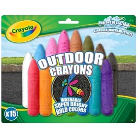 Crayola 15 Outdoor Crayons