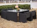 Poly-Rattan Gartenmöbel von PRIME TECH® 'Modell QUATTRO'