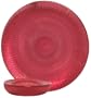 Amethyst Spanish Recycled Glass Chip and Dip Set with Sunburst Pattern 14"D