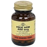 Folic Acid 400 mcg Tablets By Solgar - 100 Count