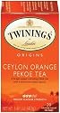 Twinings Ceylon Orange Pekoe Tea, Tea Bags, 20-Count Boxes (Pack of 6)