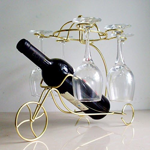 Tenyear Handmade Coated Tabletop Wine Rack Gold