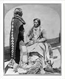 Historic Print (M): Ute Braves, of the Kah-poh-teh band, northern New Mexico, in full dress.