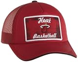 NBA Men's Trucker Cap - Ne86Z, Miami Heat, One Size , Miami Heat , Garnet