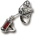 Dibnah's Venesective Blast Pipe Alchemy Gothic Pewter Ring