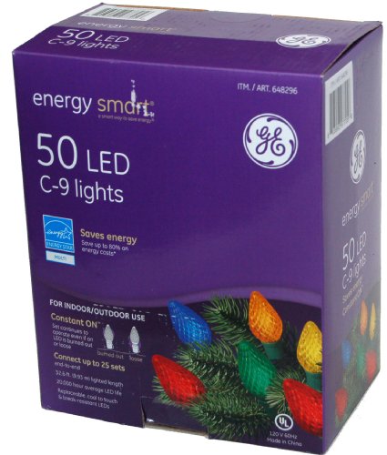 GE Energy Smart GE 50 LED C-9 Lights