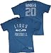 Reebok Barry Sanders Detroit Lions Vintage 2-Sided Players Tee Shirt