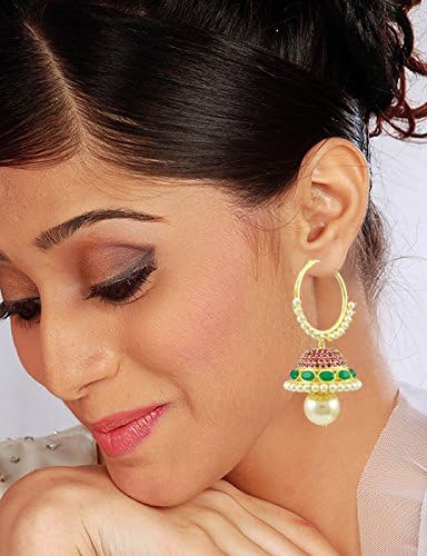 Traditional Hoop Jhumka Baali Earrings