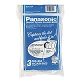 Panasonic M-CV145MS Type U-6 Tab Lock Micro Paper Bag, 3 Pack