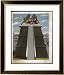 Aztecs of Mexico Priests of Tenochtitlan Sacrifice Victims to Their Gods Framed Art Poster Print by J. Chapman, 25x29