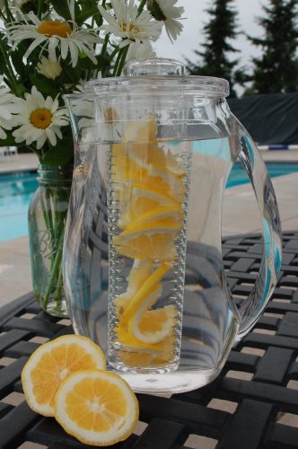 Prodyne Fruit Infusion 93-Ounce Natural Fruit Flavor Pitcher