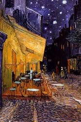 The Caf&eacute; Terrace on the Place du Forum, Arles, at Night, c.1888 Poster Print by Vincent van Gogh, 24x36 Poster Print by Vincent van Gogh, 24x36