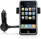 CTA Digital Universal Holder with Gooseneck Cigaretter Adaptor and Cooling Fan for iPhone, iPod, and All Cellphones with USB Slot on Holder