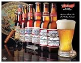 Budweiser Through the Years (Fort Collins, CO) Framed Art Poster Print - 22