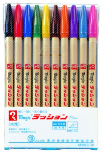 寺西化学 ラッションペン・10色 M300C-10