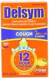 Delsym Childrens Cough Suppresant, Orange Flavored Liquid, Alcohol Free, 3 Ounce