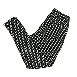 June & Daisy Womens Denim Leggings Pack Medium 8-10 Black/Polka Dot