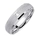 0.07ct 18K White Gold Fancy Diamond Wedding Ring (GH, VS)