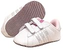 adidas Originals Infant Crib Superstar Trainer White/Silver/Pink
