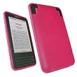 MYCARRYINGCASE TPU Cover Bag Case Skin Sleeve with Pouch and Screen Protector for Kindle - Pink (Fits 6" Display, Kindle Keyboard)