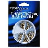 South Bend Sporting Goods 75 Assorted Hooks, Sinkers, And Snap Swivels