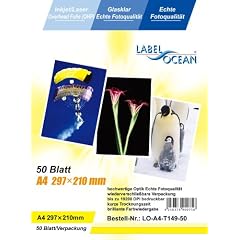 50 Blatt A4 Overheadfolie (OHP Transparentfolie Transparentpapier) f�r Inkjetdrucker Laserdrucker Tintenstrahldrucker Kopierer