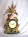 romantische Fee Elfe auf Uhr sitzend mit Blumen ca.33cm