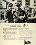 1942 Ad Owens Corning Fiberglas Army Navy E Flag Iceland Ben Jim World War II - Original Print Ad