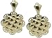 Bright and Swingy Flower Dangle Clip-on Earrings - Gold Finish 3