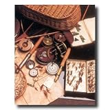 Reviews Old Wooden Rod Fly Reel And Fishing Lure Cabin Lodge Picture Art Print # fly fishing rods and reels