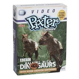 Fisher-Price Pixter Video Software BBC Walking with Dinosaurs with Scene Creator Software by Fisher-Price
