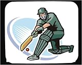 Mouse Pad with bat, cricket, batsman, sport, ball