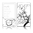 KICKER Birds Design Skin Decal Protective Sticker for Zune 80GB / 120GB