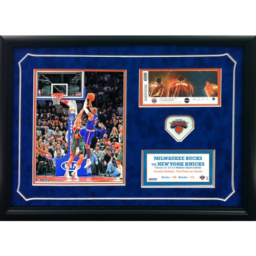 Steiner Sports New York Knicks Carmelo Anthony First Game As A Knick Framed 14X18 Ticket Collage