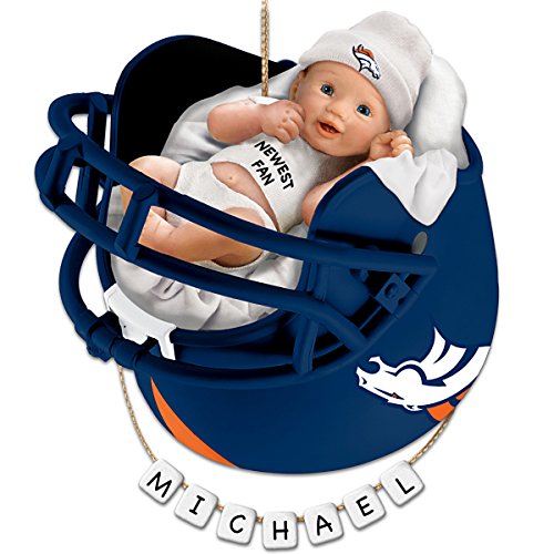 Denver Broncos Personalized Baby’s First Christmas Ornament by The Bradford Exchange
