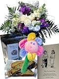 New Mom Package - Flowers, Tea, Rattle & Good Advice