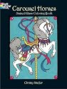 Carousel Horses Stained Glass Coloring Book (Dover Pictorial Archives)