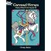 Carousel Horses Stained Glass Coloring Book (Dover Stained Glass Coloring Book)