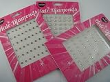H22 Premium Crystal Rhinestones Hair Accessory for Women and Girls By Cheeky- Bundle of 3 Different Colors. To Use with Hair Straighteners.