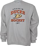 Anaheim Ducks Stacked Logo Crewneck Fleece Sweatshirt