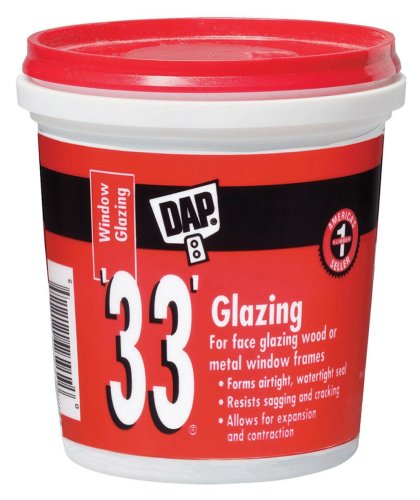 Dap 12120 33 Glazing Compound White 1/2-Pint Dap 12120 33 Glazing Compound White 1/2-Pint