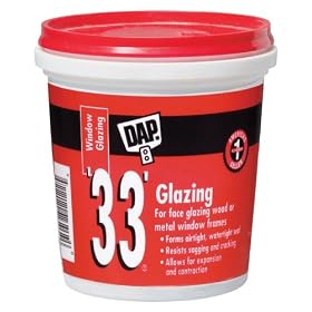 Dap 12120 33 Glazing Compound White 1/2-Pint